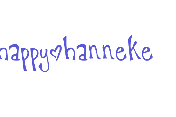 happy`hanneke Font